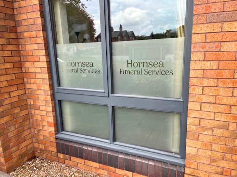 An image of the Hornsea window graphics.